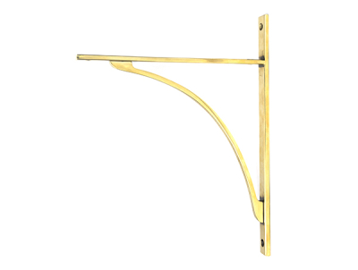Aged Brass Apperley Shelf Bracket