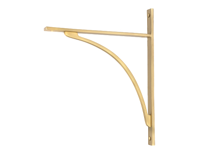 Satin Brass Apperley Shelf Bracket