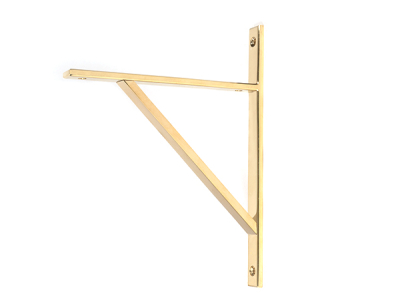 Polished Brass Chalfont Shelf Bracket