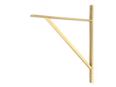 Satin Brass Chalfont Shelf Bracket