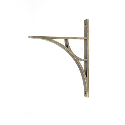 Burnished Brass Tyne Shelf Bracket