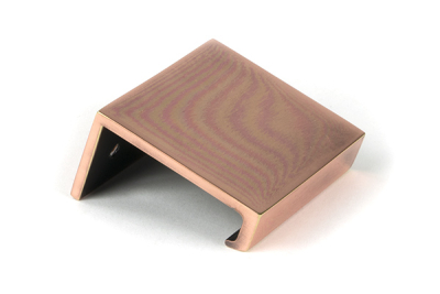 Polished Bronze Plain Edge Pull