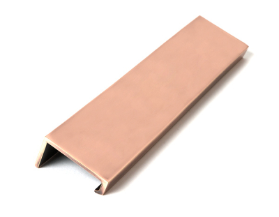 Polished Bronze Plain Edge Pull