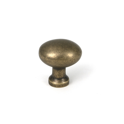 Burnished Brass 25mm Moore Cabinet Knob