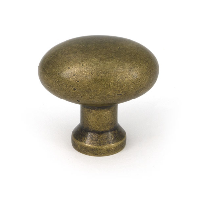 Burnished Brass 38mm Moore Cabinet Knob
