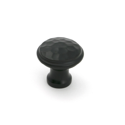 Aged Bronze Hammered Cabinet Knob