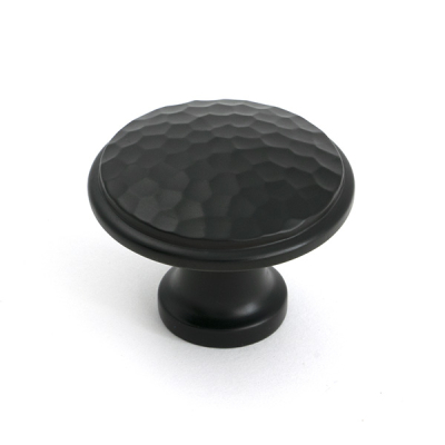 Aged Bronze Hammered Cabinet Knob