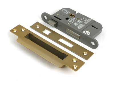 Satin Brass 5 Lever BS Sash Lock