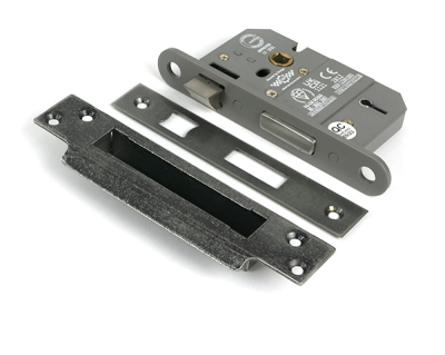 Pewter Patina 5 Lever BS Sash Lock KA
