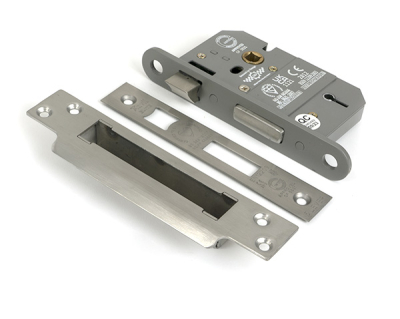 Satin Chrome 5 Lever BS Sash Lock KA