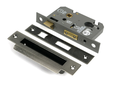 Pewter Patina Euro Profile Sash Lock