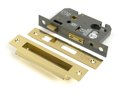 Polished Brass Euro Profile Sash Lock