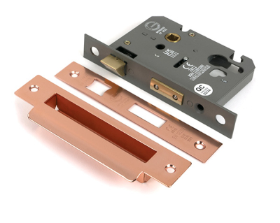 Polished Bronze Euro Profile Sash Lock