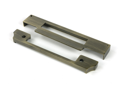 Aged Brass ½Inch Rebate Kit for Euro Sash Lock