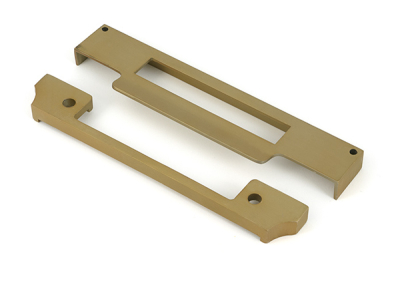 Satin Brass ½Inch Rebate Kit for Euro Sash Lock