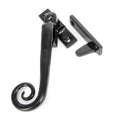 Black Locking Night-Vent Monkeytail Fastener