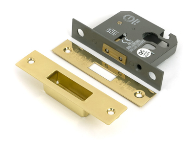 Polished Brass Euro Profile Deadlock