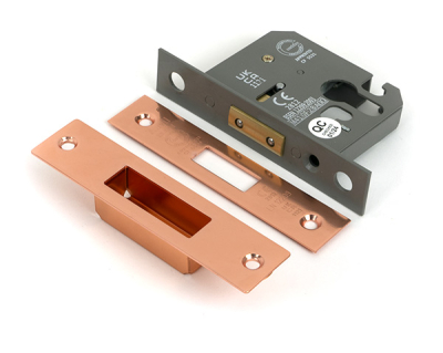 Polished Bronze Euro Profile Deadlock