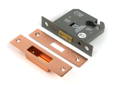 Polished Bronze Euro Profile Deadlock