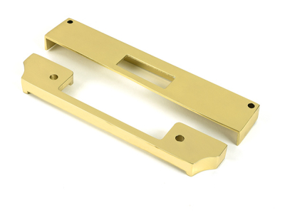 Polished Brass ½Inch Rebate Kit for Euro Dead Lock