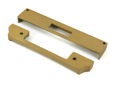 Satin Brass ½Inch Rebate Kit for Euro Dead Lock