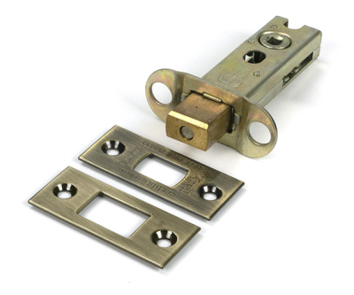 Aged Brass Heavy Duty Tubular Deadbolt