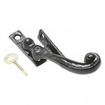 Kirkpatrick (1166 RH) - Rose Head Locking Fastener RH - Black