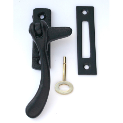 Kirkpatrick (146/3365) - Gentle Curve Locking Fastener LH - Black