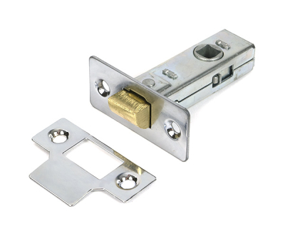Polished Chrome Tubular Mortice Latch