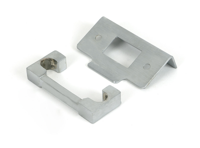 Satin Chrome ½Inch Rebate Kit for Heavy Duty Latch