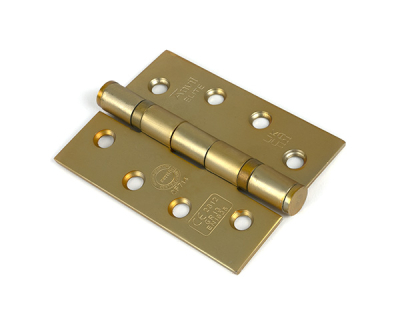 Satin Brass Ball Bearing Butt Hinge (pair) SS