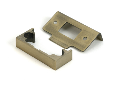 Aged Brass ½Inch Rebate Kit for Tubular Mortice Latch
