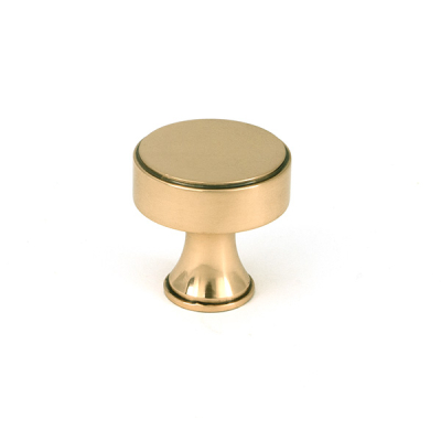 Polished Bronze Scully Cabinet Knob