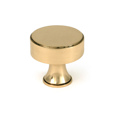 Polished Bronze Scully Cabinet Knob