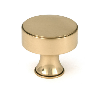 Polished Bronze Scully Cabinet Knob