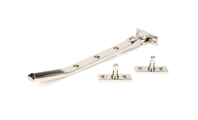 Polished Nickel Art Deco Stay