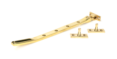 Polished Brass Art Deco Stay