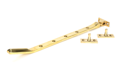 Polished Brass Art Deco Stay