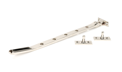 Polished Nickel Art Deco Stay
