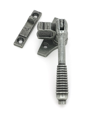Pewter Patina Night-Vent Locking Reeded Fastener (Steel Window)