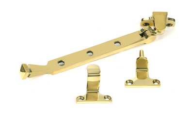 Polished Brass Avon Stay (Steel Window)