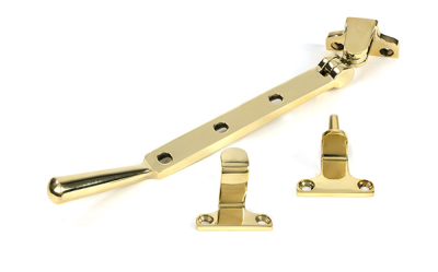 Polished Brass Newbury Stay (Steel Window)