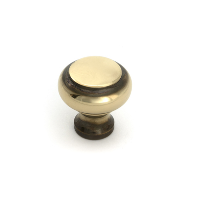 Aged Brass Regency Cabinet Knob