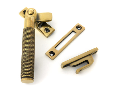 Aged Brass Locking Brompton Fastener