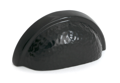 Black Hammered Regency Concealed Drawer Pull