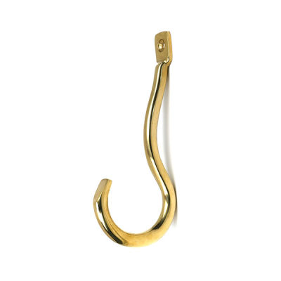Polished Brass Anchor Coat Hook