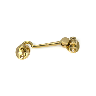 Polished Brass 4Inch Cabin Hook