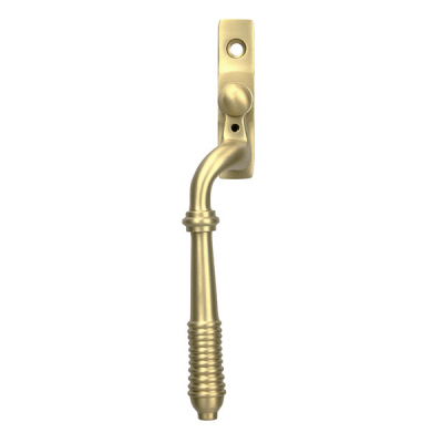 Satin Brass Reeded Espag - LH