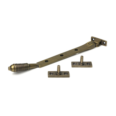 Burnished Brass 8Inch Reeded Stay