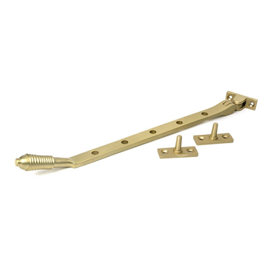 Satin Brass 12Inch Reeded Stay